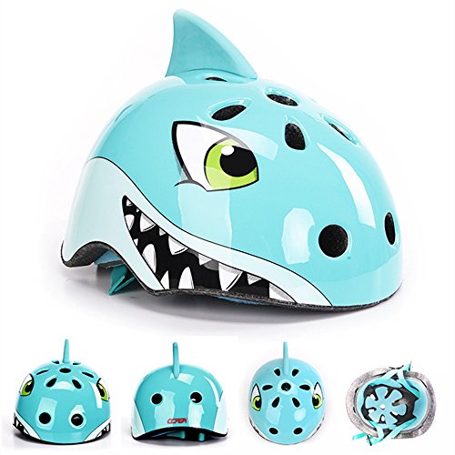 SOOJET S216 Cooler Fahrradhelm für Kinder Junge - Mädchen in verschiedenen verrückten Design - Skateboard Sicherheits Helm