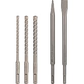 Bosch Professional Accessories SDS-Plus U&ccedil; ve Keski Seti 5 Par&ccedil;a