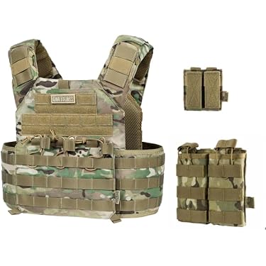 Taktische Weste Für Airsoft & Paintball – Verstellbar Mit MOLLE-System, Viele Taschen