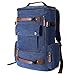Produktbild RUcksack Vintage Canvas Herren Seesack Rucksack Reisetasche Laptoptasche 17" 3 Blau