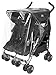 Maclaren Twin Techno Raincover (Black)