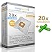 Produktbild 20 Staubsaugerbeutel + 20 Duftstäbchen geeignet für PROGRESS: D 10 - Diamant, Diamant D 10, Diamant 6102, PA 5190 Diamant, Diamant 4008, Diamant U 4124, Diamant 8005, PC 4480 / PC4480
