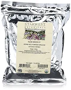 Starwest Botanicals Henna Powder Red Organic 1 Lb