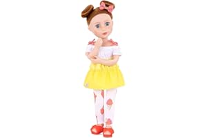 Glitter Girls CF2008Z Charlie 35,5 cm Poseable Fashion Doll dla dziewcząt w wieku od 3 lat, żółte, niebieskie, czerwone