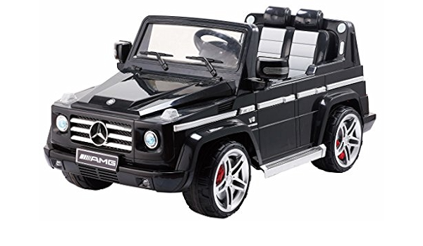 Original Autorise Mercedes Benz G Klasse Amg Voiture Vehicule Electrique Pour Enfant 2x Moteur Batterie 12 V Roues De Copolymeres Eva Avec Telecommande Porteur Velo Avec La Touche Amazon Fr Jeux Et
