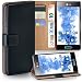Produktbild MoEx LG E460 Optimus L5 II Hülle Schwarz mit Karten-Fach [OneFlow 360° Book Klapp-Hülle] Handytasche Kunst-Leder Handyhülle für LG Optimus L5 2 Case Flip Cover Schutzhülle Tasche