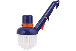 BORDSTRACT Brosse d'aspirateur d'angle pour Piscine, Poils Fins en Nylon Nettoyer la saleté Hors Sol Piscines, Brosses D'aspirateur Pour Nettoyage D'escaliers De Piscine