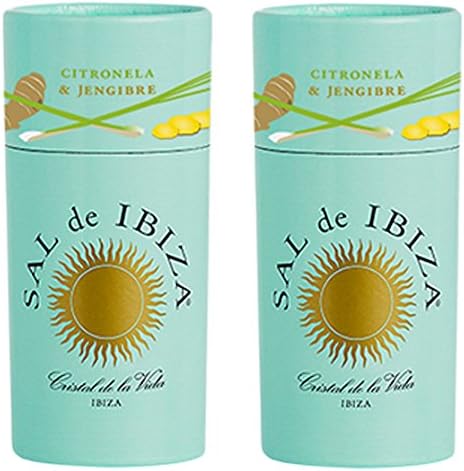 SAL de IBIZA - Salt - Sea Salt with Lemongrass and Ginger - 2 x 100 gr