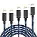 Produktbild WUXIAN MFi Zertifiziert Phone Ladekabel 5 Pack [3/3/6/6/10FT] Nylon Kabel für iPhone XS/X 8/8 Plus 7/7 Plus 6S/6S Plus 6/6 Plus 5S 5C 5