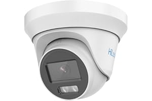 Hilook by Hikvision HILOOK COLORVU CAMERA 2MP FULL HD 40M LIGHT OUTDOOR CCTV THC-T229-M 2.8mm, White, 1080p