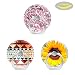 Produktbild Pop Handy Finger Ring-Halterung Ständer Sockel mit Drei Mount-modern Platz Tribal Print Jewel Tones-Only Eine Sonnenblume Blossom-pink Bubble Gum Diamant Fashion