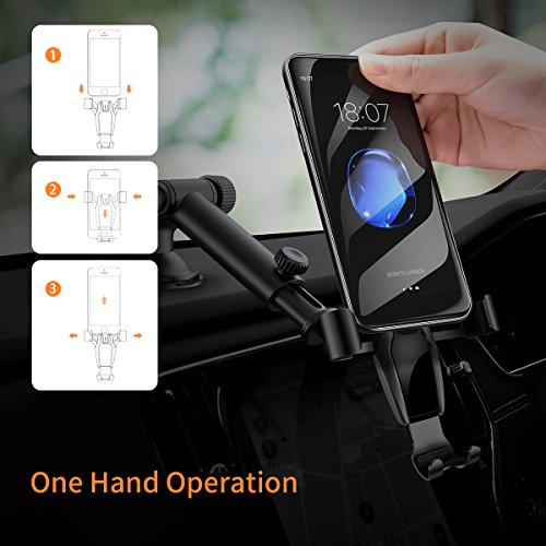 Handyhalterung Auto, Schwerkraft Linkage Autotelefonhalterung Autohalterung Auto Handy Halter KFZ Halterung Autotelefonhalter handyhalter für Armaturenbrett /Windscheibe 360 Grad drehbar Universal smartphone halterung auto mit Gel-Auflage und Teleskoparmkompatibel für iPhone 8Plus / 7Plus / 6s / 6P / 5S, Samsungs-Galaxie S5 / S6 / S7 / S8 (Armaturenbrett-Schwarz) reviews Handyhalterung Auto, Schwerkraft Linkage Autotelefonhalterung Autohalterung Auto Handy Halter KFZ Halterung Autotelefonhalter handyhalter für Armaturenbrett /Windscheibe 360 Grad drehbar Universal smartphone halterung auto mit Gel-Auflage und Teleskoparmkompatibel für iPhone 8Plus / 7Plus / 6s / 6P / 5S, Samsungs-Galaxie S5 / S6 / S7 / S8 (Armaturenbrett-Schwarz)