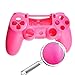 Produktbild Controller Austauschgehäuse - Rosa mit Pad und Tasten /PS4