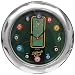 Produktbild Markenzeichen Gameroom Billard Wanduhr, 33 cm