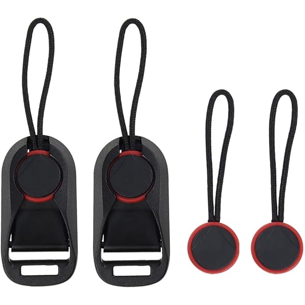 Lot De 6 Adaptateurs De Sangle Rapide Pour Appareil Photo - 82x25 Mm, En Plastique Et Nylon - Pour Sangles D'épaule, De Cou - Montage/démontage Facile