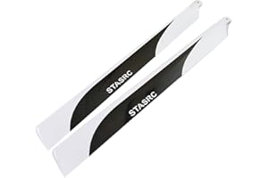 STASRC Hélice à lame principale en fibre de carbone pour hélicoptère Align 600 RC 600 mm