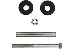 MXMAN 2 x Wheelbarrow Axle Set | 130mm Bolt & Nut, 100mm Sleeve | 1/2" (13mm) Adapters for 1" Bore | Heavy-Duty Replacement for Garden Carts, Trolleys & Barrows | Durable & Easy to Install