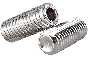 ORANXIN M3 x 2mm 50 sztuk Nasadka gniazda Śruby dociskowe Gniazdo sześciokątne Bezgłowy Wkręty 304 Stal nierdzewna Allen Pokrętło