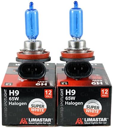 2 x Halogen Lamp Bulbs 12 V Bulb 2x H9 65 W PGJ19-5 Xenon Effect Edition Low Beam High Beam Base for Kawasaki Motorcycles Ninja/VN/ZZ R