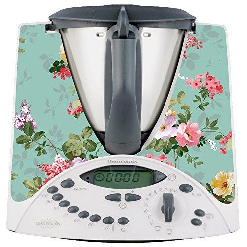 thermodernizate- vinyle vorwerk thermomix tM31 Fleur Vintage