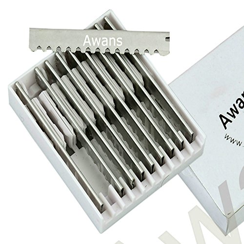 Hairdressing Thinning Razor, Hair Styling Razor Blades, 10 Pack