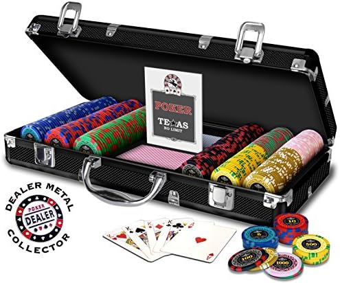 Spot Games 300 Poker Chip 11.5 Gr Royal Set With Aluminium Case