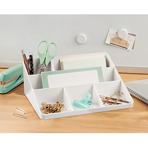 Interdesign 42061EU Linus Postablage, weiß - 2