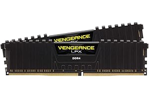 Corsair Vengeance LPX 16GB (2x8GB) DDR4 3000MHz C16 XMP 2.0 High Performance Desktop Memory Module - Black