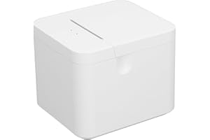 Vikye POS-Drucker, 58 Mm Bluetooth 4.0 USB-Thermo-Belegdrucker, Geräuscharmer Hochgeschwindigkeitsdruck, Restaurant-Küchendrucker für (EU-Stecker)