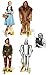 Price comparison product image Fan Pack - Wizard of OZ Set of 4 Lifesize and Mini Cardboard Cutout Collection Standee / Standup - Includes 8x10 Star Photo