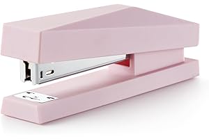 Miquelrius - Hefter, Heftklammerkompatibel 24/6, Format 122 x 60 x 76,5 mm, Kapazität bis zu 20 Blatt, Heftklammergerät Farbe Pinke