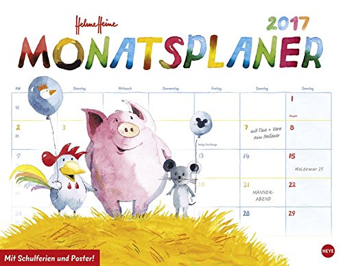 Helme Heine Monatsplaner - Kalender 2017