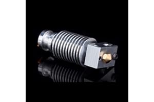 BZ 3D V6 All Metal Hotend,J-Head Hotend,V6 Heater Block,Brass Nozzle 0.4,Titanium Alloy Heatbreak,HeatSink for V6 Hotend,Prusa i3 MK3S MK3 MK2 MK2S 3D Printer Hotend.