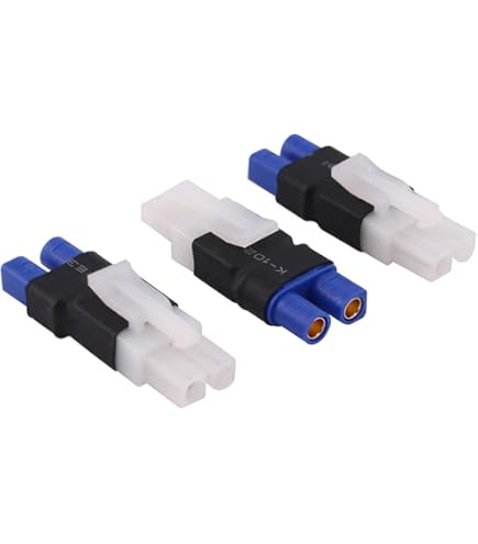 Adaptateur Tamiya Mâle Vers Deans Femelle – Lot De 2 Connecteurs OliRC – Pour Batterie Et ESC