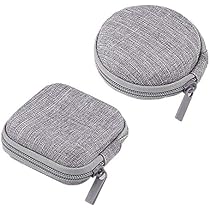 6 Mini étuis EVA Rigides Pour écouteurs Et Accessoires – Protection Anti-choc, 7,5x7,5x3 Cm, 6 Couleurs | Idéal Rangement Câbles, Clés, Cartes Mémoire