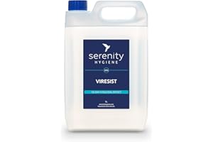SERENITY HYGIENE Viresist Antibacterial Surface Sanitiser - Advanced 10 Day Residual Protection for Hard Surfaces - 5 Litre Refill