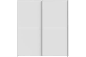 AVANTI TRENDSTORE - Freddy - Armadio con ante scorrevoli in legno laminato, molto spazioso, disponibile in 2 colori. LAP ca. 150,1x190,5x61,2 cm