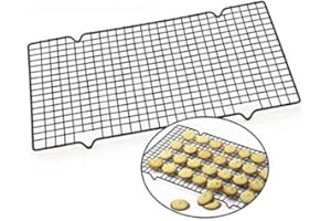 ELGO Estante Para Enfriar Pasteles Rejilla Para Pasteles Rejilla Para Enfriar Para Colocación y Disipación De Calor De Productos Horneados Como Galletas Pasteles Bollería y Pan
