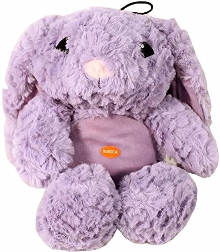 Patchwork PetPastel Rabbit Squeaking Dog/Puppy Toy - 15"