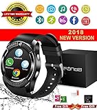 Bluetooth Smart Watch Wasserdicht Handy-uhr Sport Smartwatch Uhr Phone Touchscreen Armbanduhr Smart Uhr Telefon Kompatible IOS Andriod Iphone Smartphones