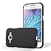 Price comparison product image Cadorabo – TPU Ultra Slim Frosted Silicone cover for Samsung Galaxy J1 (5) - Model 2015 – Etui Cover Protection Bumper Skin in FROST-BLACK