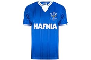 Score Draw Everton 1984 FA Cup Final Retro Football Shirt