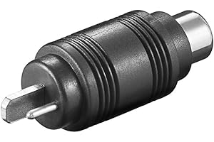 Goobay 11693 Adaptateur RCA vers Haut-Parleur mâle - Haut-Parleur mâle > Connecteur RCA