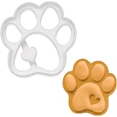 BAKERLOGY Kitty Paw "Says Hi" Cookie Cutter - 2" X 4.6" Biscuit Cutter For Baking, Fondant, Clay Crafts
