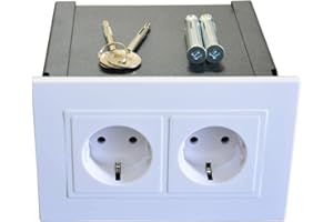 Gravitis Secreto caja fuerte de pared - Almacenamiento seguro para sus objetos de valor en esta caja de seguridad con enchufe oculto.