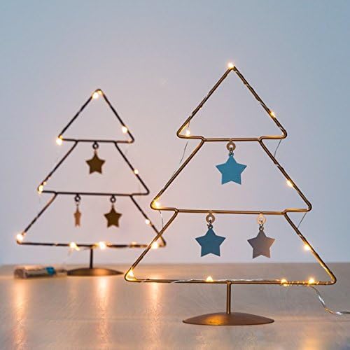 CDC - Christmas Tree with Stars (10 LED) - bb_V0400137 - Black