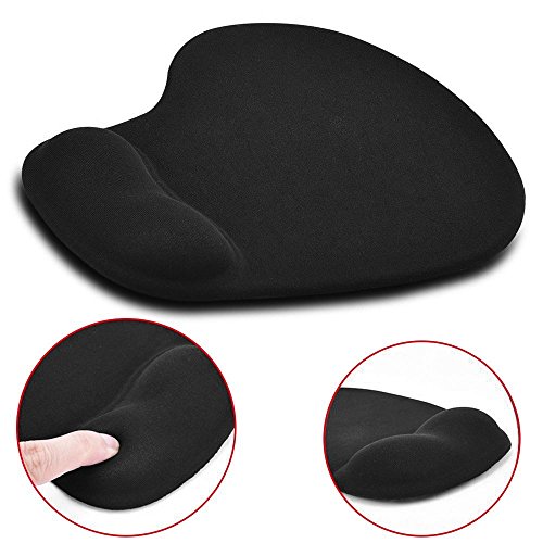 Mauspads, Mousepad(2 Pack) mit Handgelenkauflage und rutschfester Gummi Unterseite - 2