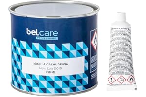 BELCARE - Masilla para Piedra Natural, Mármol, Granito y Cerámica, para Reparación, para Pegar, Masilla Crema Densa, 750 ml