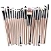 Tonsee® 20PCS Set Brosse Pro Makeup Brush Tools Make-up Toiletry Kit Makeup Brush (Gold+Black)