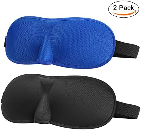2pcs Adjustable Elastic Strap Sleeping Eye Mask Night Mask Silk Geruchneutral Sleeping Mask